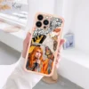 COOL Paramore Orange Phone Case Pink Green Glass For iPhone 13 14 12 11 Pro XS 4 - Paramore Band Store