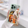 COOL Paramore Orange Phone Case Pink Green Glass For iPhone 13 14 12 11 Pro XS 9 - Paramore Band Store