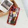 COOL Paramore Orange Phone Case Red Blue Glass For iPhone 13 14 12 11 Pro Max 5 - Paramore Band Store